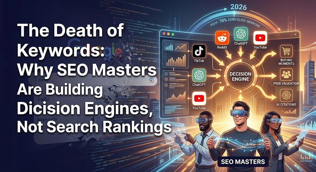 The Death of Keywords: Why SEO Masters Are Building Decision Engines, Not Search Rankings