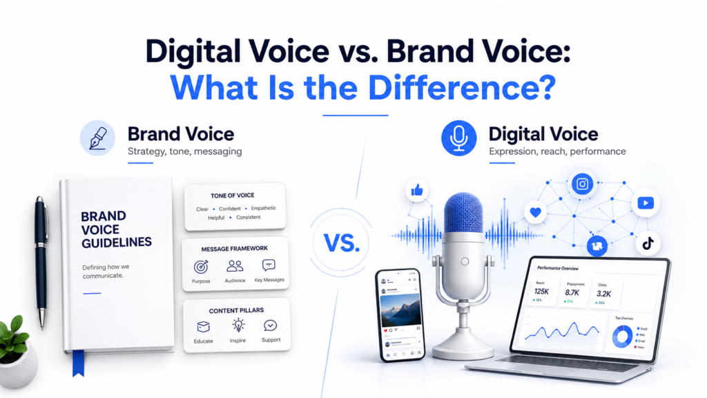 Digital Voice vs. Brand Voice: What Is the Difference? Overload