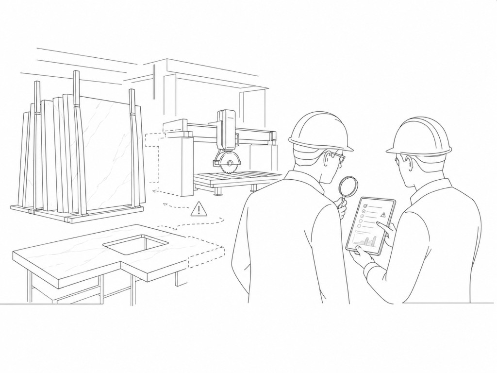 Inspecting a fabrication shop to find the gaps in the process